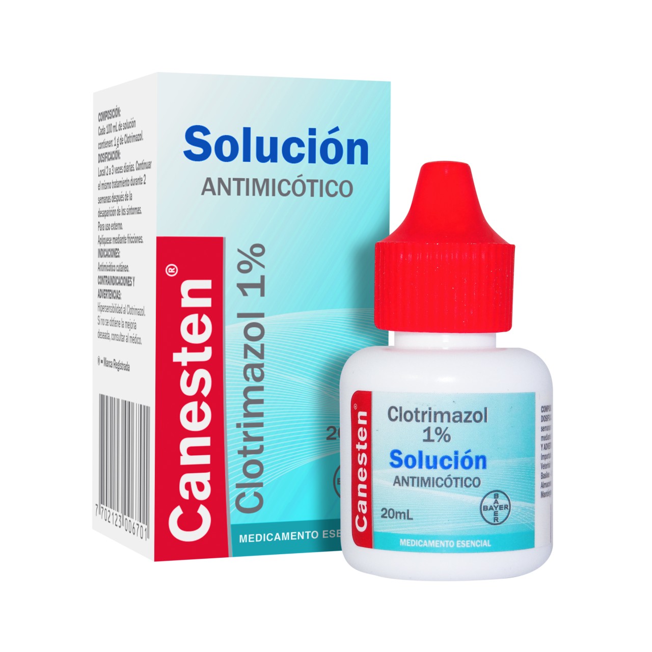 Canesten solucion 20 ml und Droguerias Patria