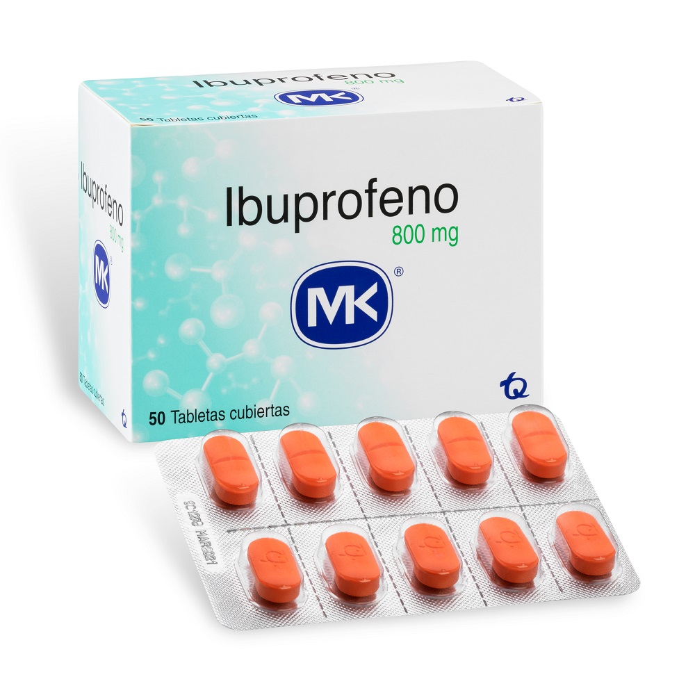 Ibuprofeno 800 mg tabletas mk cja x 50 und Droguerias Patria