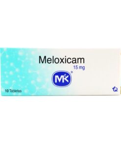 MELOXICAM 15 MG TABLETALETAS MK CJA X 10 UND