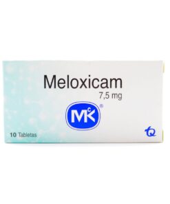 MELOXICAM 7 5 MG TABLETALETAS MK CJA X 10 UND