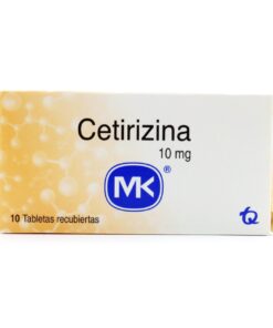 CETIRIZINA 10 MG TABLETALETAS MK CJA X 10 UN