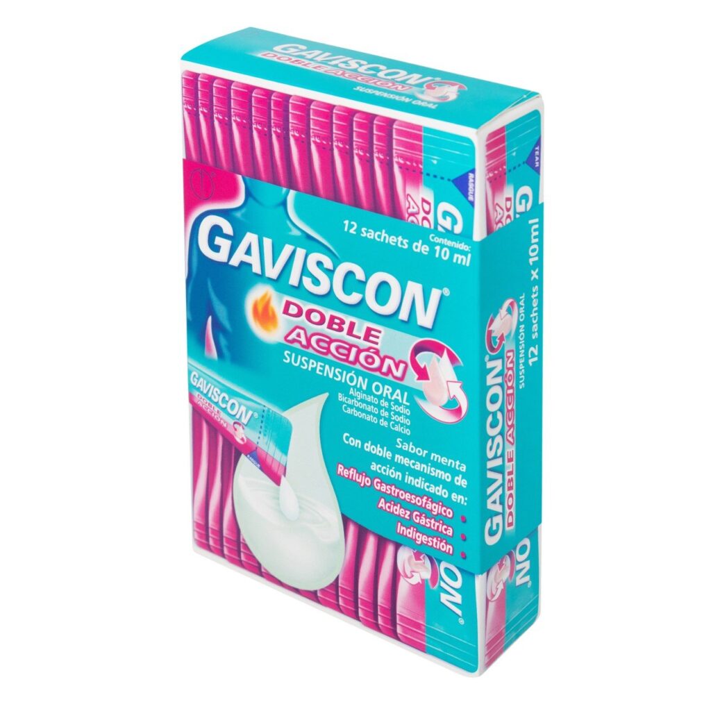 Gaviscon Doble Accion Susp 10 Ml X 12 Und Droguerias Patria