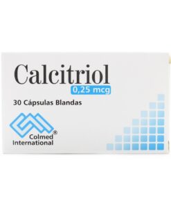 CALCITRIOL 0,25 MCG PC CAPSULAS PC CJA X 30 UND