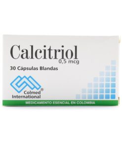 CALCITRIOL 0,5 MG CAPSULAS PC CJA X 30 UN