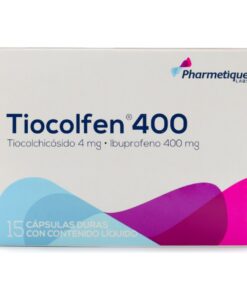 TIOCOLFEN 400 MG 15 CAPSULAS LIQUIDAS UIDAS