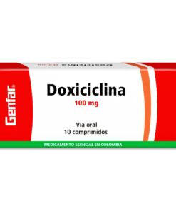 DOXICICLINA 100 MG CAPSULAS W CJA X 10 UN