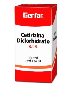CETIRIZINA JARABE 0 1% KIDS 60 ML GF FRASCO
