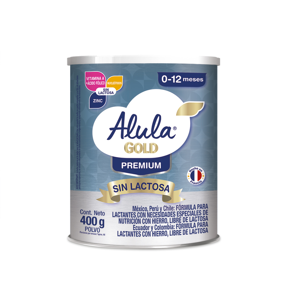 LECHE ALULA GOLD LIBRE DE LACTOSA LTA X 400 GR
