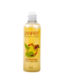 SHAMPOO SANIPERT ARGAN SABILA 400 ML LB FRASCO