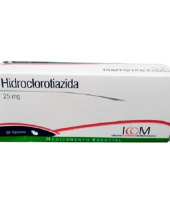 HIDROCLOROTIAZIDA DE 25 MG CJA X 30 UND