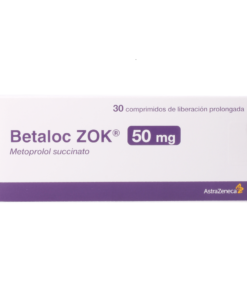 BETALOC ZOK 50 MG TABLETAS CJA X 30 UND