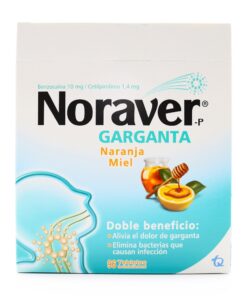 NORAVER-P PASTILLAS NARANJA/MIEL D/BENE CJA X 96