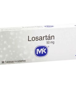 LOSARTAN 50 MG 30 TABLETAS MK