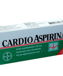 CARDIOASPIRINA 100 MG TABLETAS CJA X 30 UND