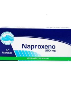 NAPROXENO 250 MG TABLETAS CP CJA X 10 UND