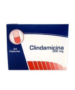 CLINDAMICINA 300 MG CAPSULAS CP CJA X 24 UN