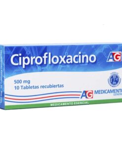 CIPROFLOXACINO 500 MG TABLETAS AG CJA X 10 UND