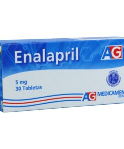 ENALAPRIL 5 MG TABLETAS AG CJA X 30 UND