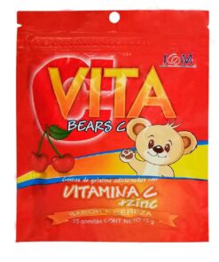 GOMAS VITABEARS C +ZINC CEREZA 25 UDS PAQ X 25 UND