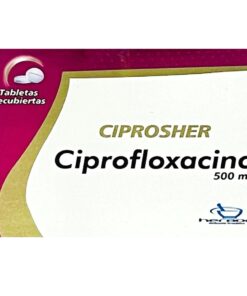 CIPROSHER 500 MG CJA X 7 UND