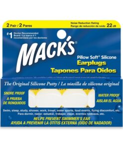 TAPONES PARA OIDO SILICO TRANSPA 2 PARES PAQ X 4 U