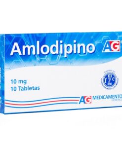 AMLODIPINO 10 MG TABLETAS AG CJA X 10 UND