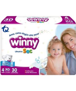 PAÑAL WINNY UL/TRIM SEC ETA 4 PAQ X 30 UN