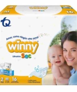 PAÑAL WINNY UL/TRIM SEC ETA 2 PAQ X 16 UN
