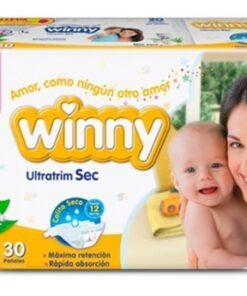 PAÑAL WINNY UL/TRIM SEC ETA 2 PAQ X 30 UN