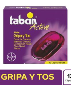 TABCIN ACTIVE LIQUID GEL 12 CAPSULAS CJA X 12 UND