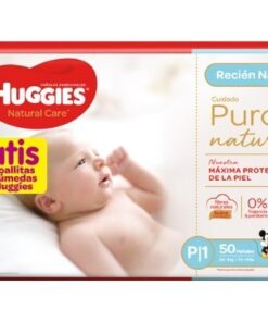 PAÑAL HUGGIES NAT CAR P1 50UD GTS 16 T HUM OFTA PAQ