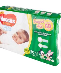 PAÑAL HUGGIES ACTIVE SEC PEQ PG45 LL50 UDS LL50 UDS