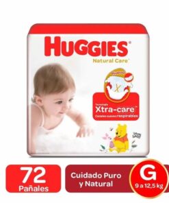 PAÑAL HUGGIES NAT CARE G3 MEGA PROMO 72 PAQ X 72 U