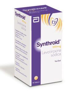 SYNTHROID 100 MCG FRASCO 90 TABLETAS CJA X 90 UND