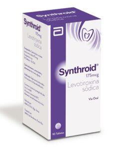 SYNTHROID 175 MCG FRASCO 90 TABLETAS