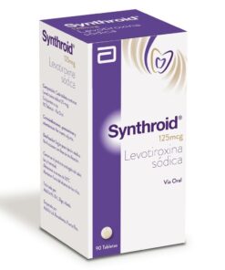 SYNTHROID 125 MCG FRASCO 90 TABLETAS FCO X 90 TAB