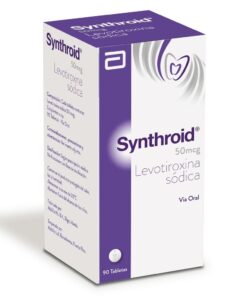 SYNTHROID 50 MCG FRASCO 90 TABLETAS CJA 90 TAB