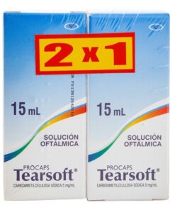 TEARSOFT SOLUCION OFTALMICA 15 ML 2X1 L 2X1