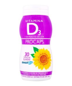 VITAMINA D3 2000 UI 30 CAP BLANDAS PC CJA X 30 CAP