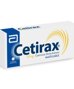 CETIRAX 10 MG TABLETAS CJA X 10 UND