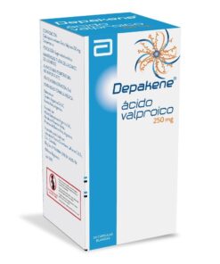DEPAKENE 250 MG CAPSULAS FCO X 50 UND