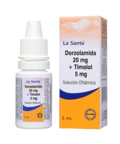 DORZOLAMINA+TIMOLOL 20/5 MG GOTAS LS FCO X 5 ML