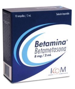 BETAMINA 8MG/2ML 10 AMPOLLAS IC MQ CJA X 10 UND