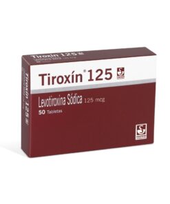 TIROXIN 125 MCG TABLETAS CJA X 50 UND