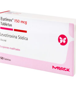 EUTIROX 150 MCG TABLETAS CJA X 50 UND