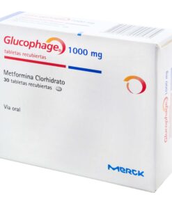 GLUCOPHAGE 1000 MG TABLETAS CJA X 30 UND