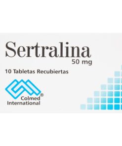 SERTRALINA 50 MG 10 TABLETAS PC CJA X 10 UND